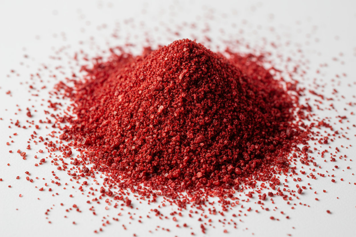 polvo de pica fresa hyper realist